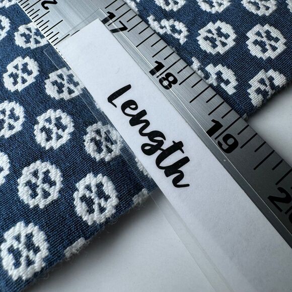 Maeve by Anthropologie Skirt Womens 6 Navy Geometric Print Cotton A Line Pockets - Picture 10 of 12